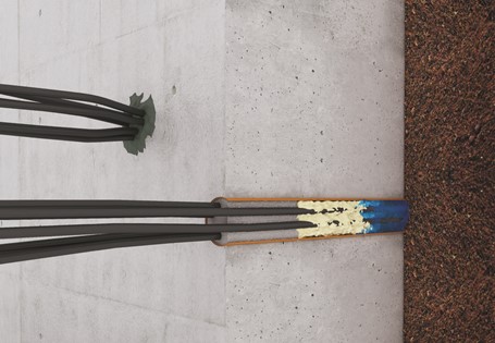 Lekke doorvoer - afdichting