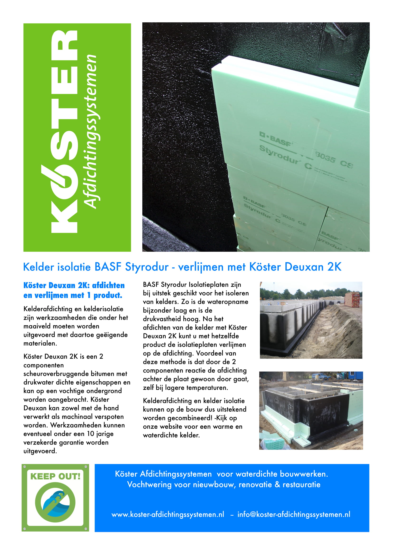 Köster Kelderisolatie