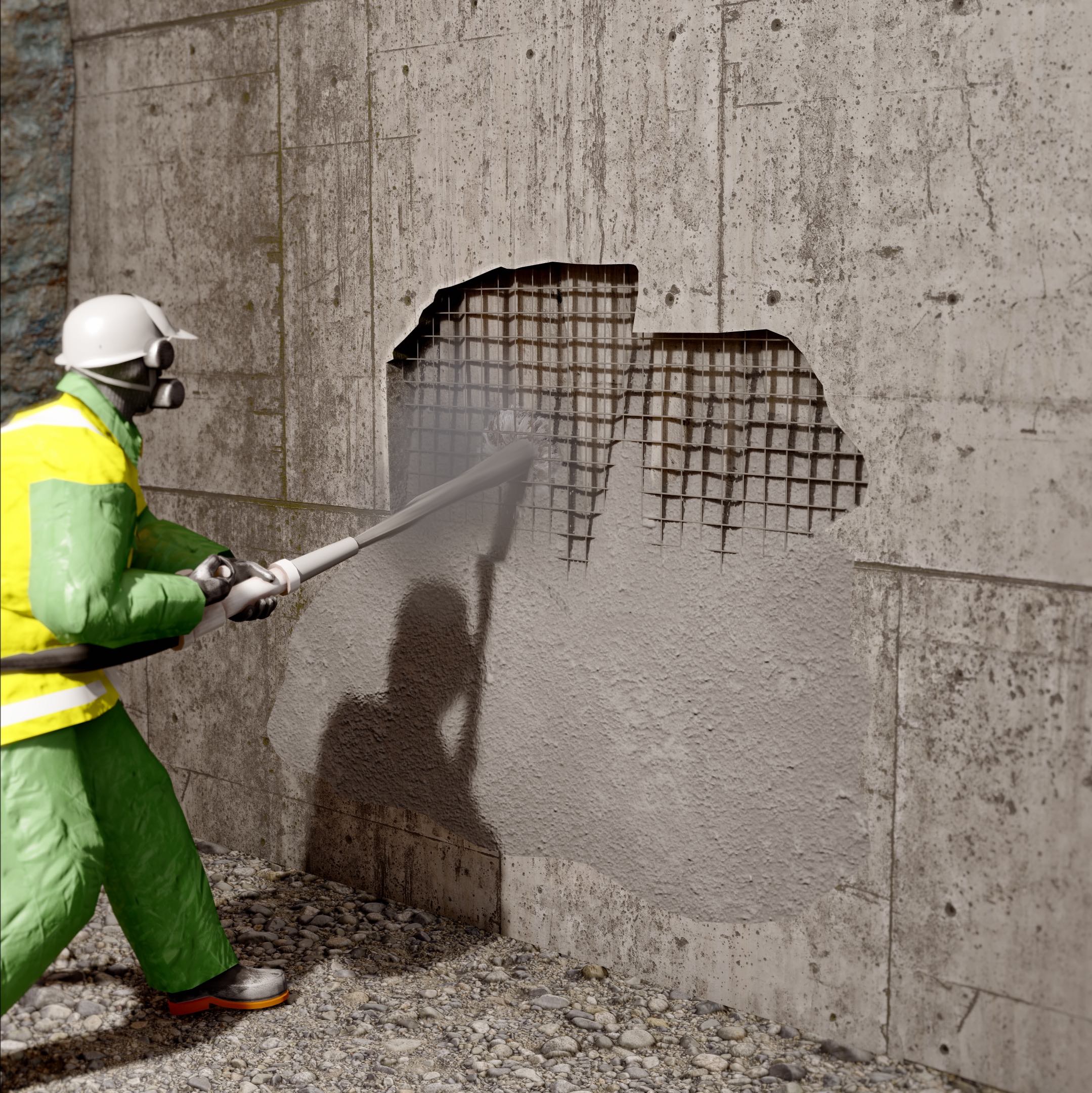 Betonreparatie Uitvoering 1