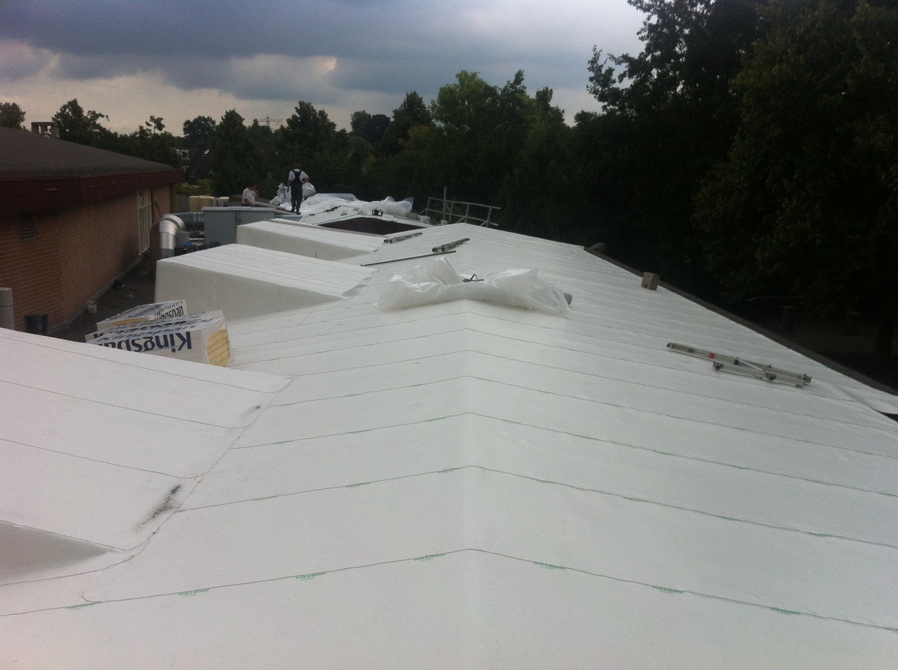 Witte Dakbedekking 48