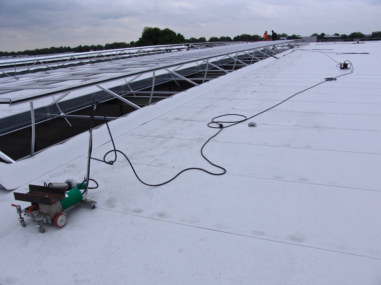 Witte Dakbedekking 50