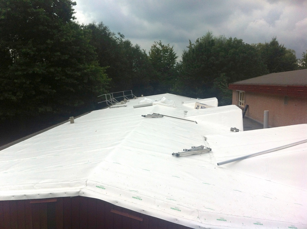 Witte Dakbedekking 55