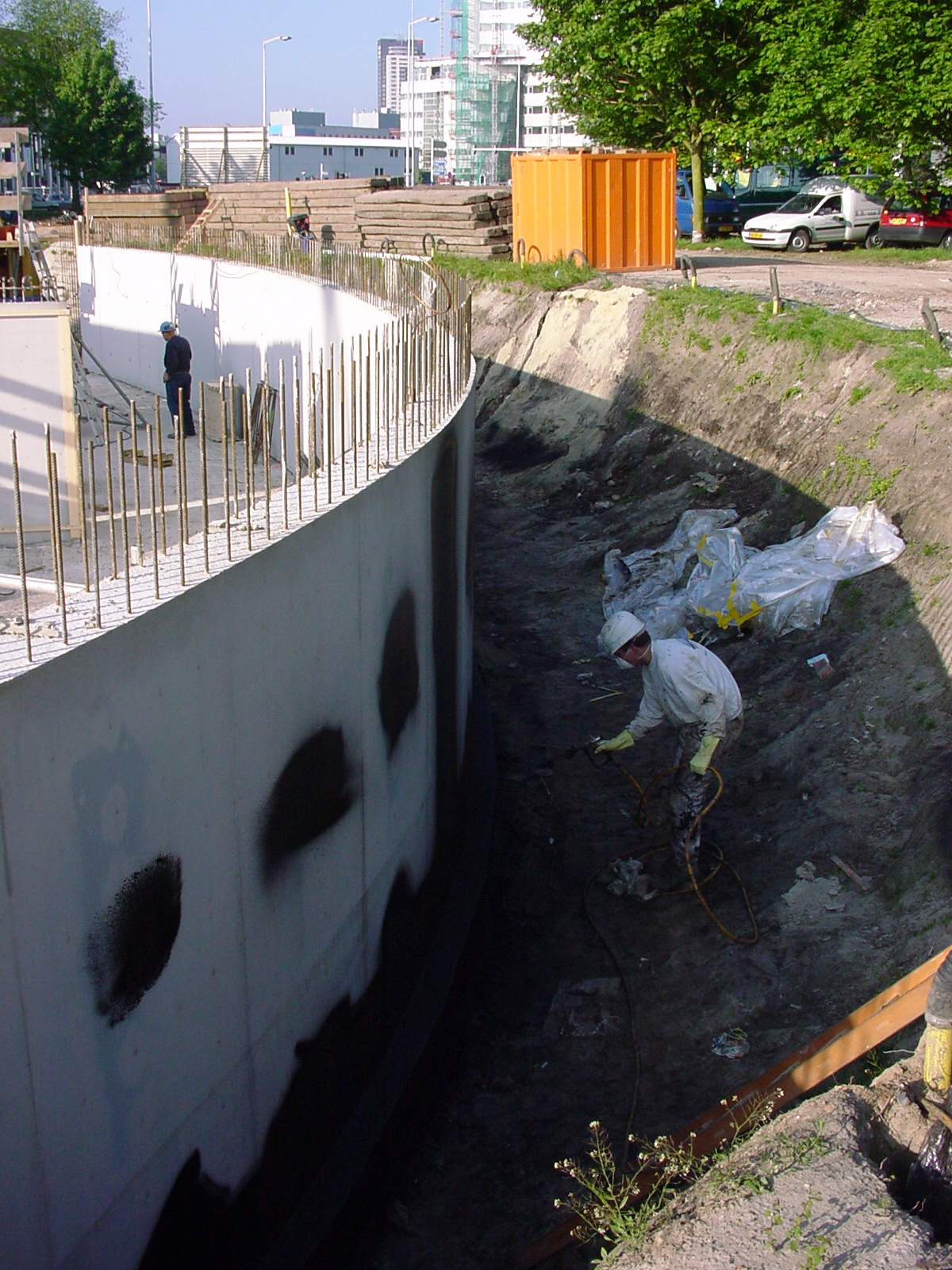 Kelderafdichting Aan De Buitenzijde Spuiten