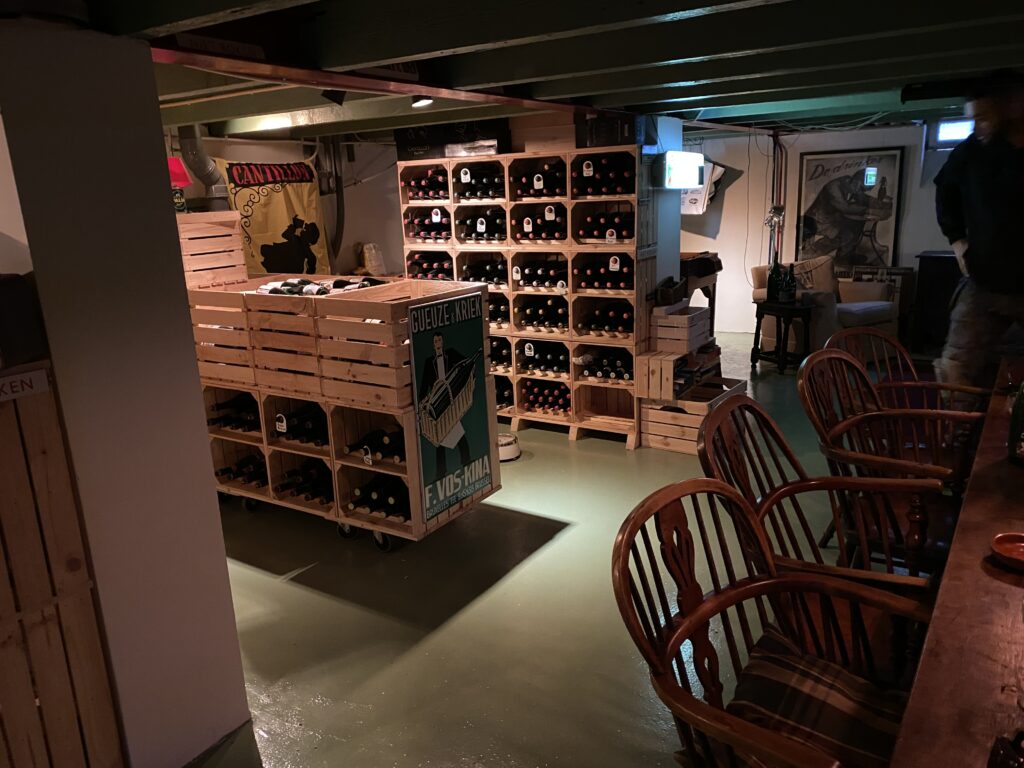 Vochtschade in een kelder